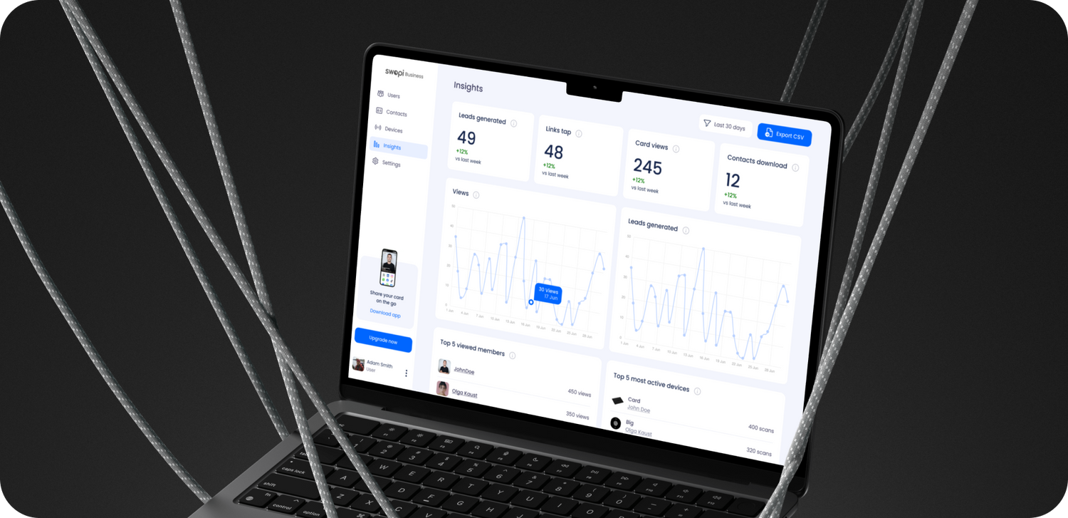 Capture and Retain Clients in Banking and Finance with Digital Business Cards