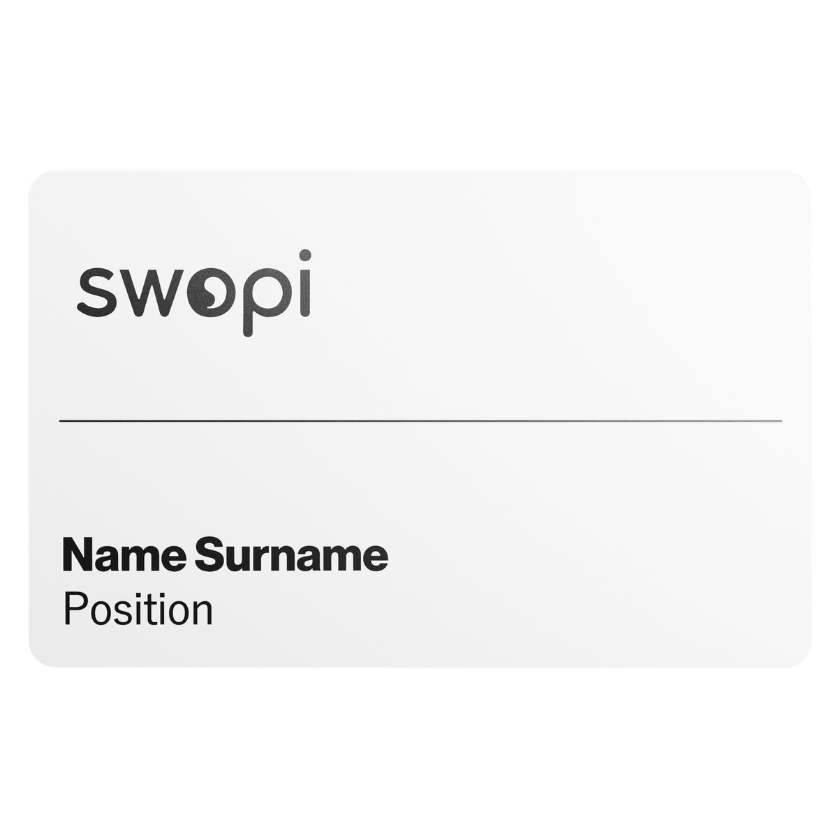 Custom Swopi Card