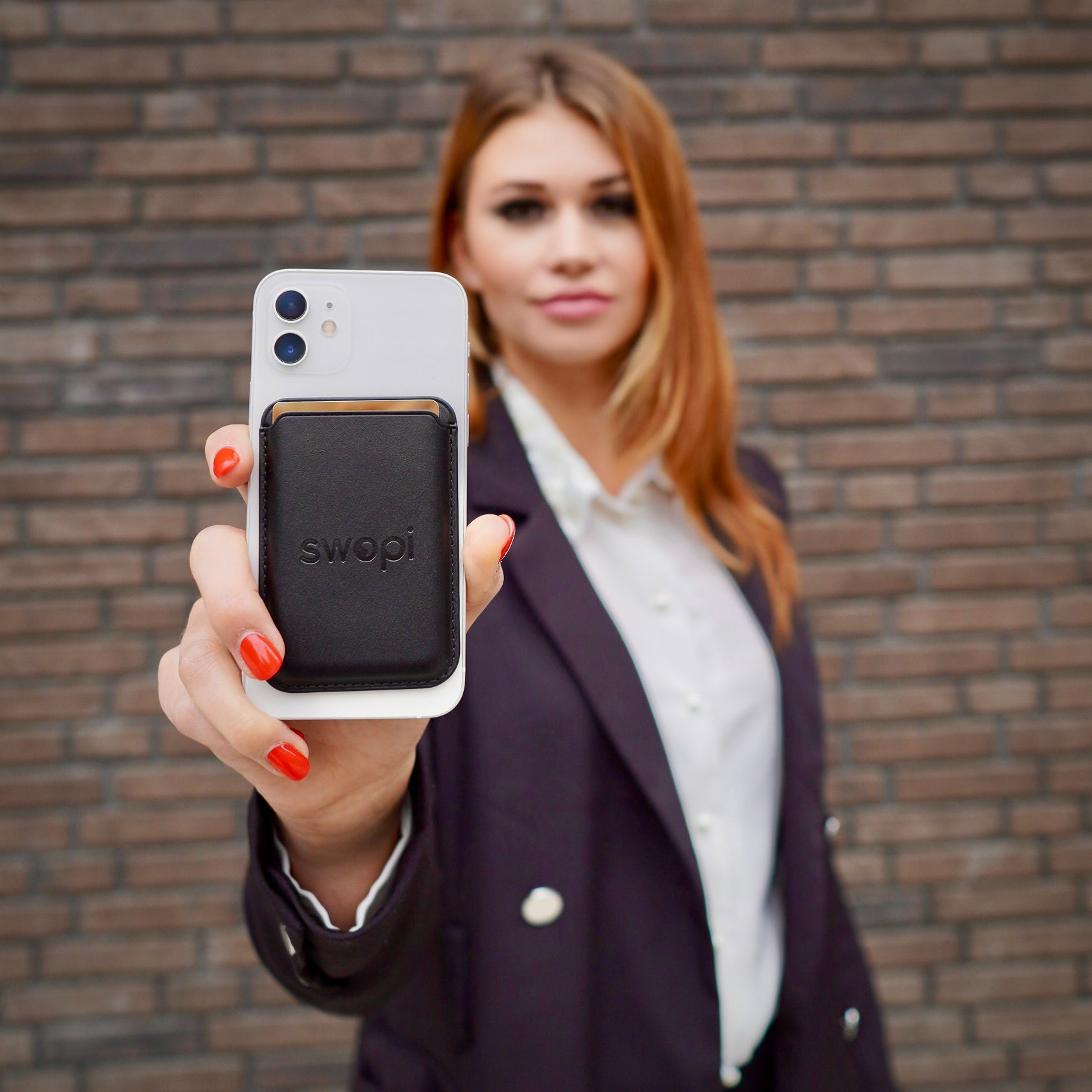 Leather MagSafe Wallet for cards