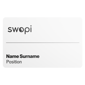 Custom Printed Swopi Card