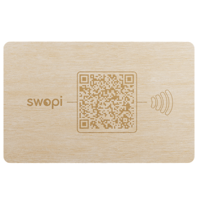 Custom Laser-Engraved Swopi Card